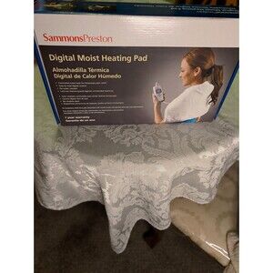 Sammons Preston Large Digital Moist Heating Pad 14x27 Physical Therapy  Remote